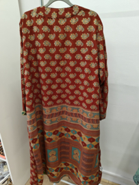 Kimono - 100% zijde - omkeerbaar ( nr20) lengte 118cm