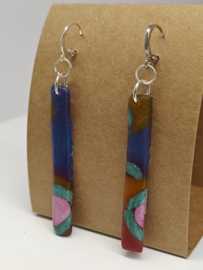 Oorhaken colostick blue polymeer hanger