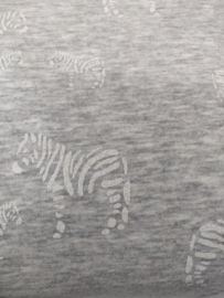 Alpenfleece/jogging - Zebra's - per 10 cm
