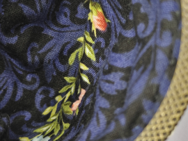 Handgemaakt tasje met clipsluiting "Rose garden"