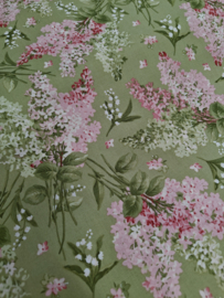 Katoen -Maywood Studio-  Lilac Flowers- per 10 cm