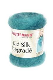 Austermann - Kid Silk Dégade - 50 gram - PETROL - 104