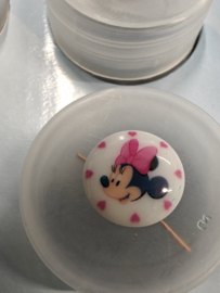 Disney knoop  0016  Minnie Mouse -     15 mm