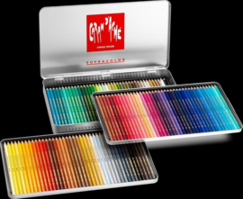 Blik met 120 kleur/aquarelpotloden SUPRACOLOR SOFT - artist kwaliteit