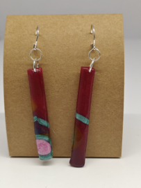 Oorhaken colostick red polymeer hanger