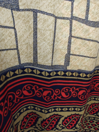 Kimono - 100% zijde - omkeerbaar ( nr24) lengte 118cm
