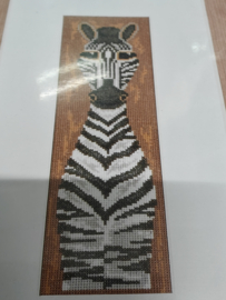 Telpatroon kruissteek pakket "Zebra" 9 x 31 cm