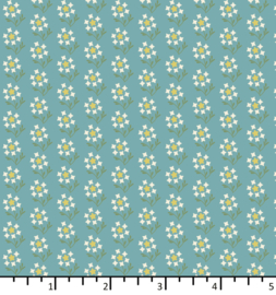 EQP Dandilions - Staalblauw - per 25 cm