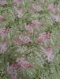 Katoen -Maywood Studio-  Lilac Flowers- per 10 cm