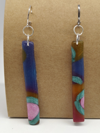 Oorhaken colostick blue polymeer hanger