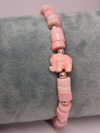 Armband "pink elephant partial"