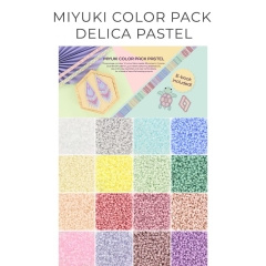 Pakket Miuki Delica's Pastelkleuren - 16 kleuren X 2 gram