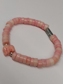 Armband "pink elephant full"