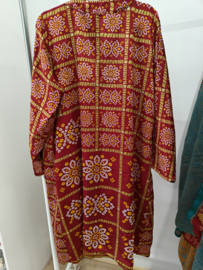 Kimono - 100% zijde - omkeerbaar ( nr16) lengte 100cm