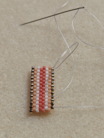 Armband maken met Japanse Miyuki kraaltjes voor beginners maandag 22 september van 18:30 tot 21 uur - Materiaal inbegrepen, all in prijs.