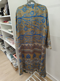 Kimono - 100% zijde - omkeerbaar ( nr22) lengte 118cm