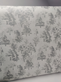 Fabri Quilt -Silver Trees- per 10 cm