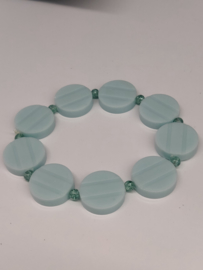 Armbandje "zomers aqua" rek