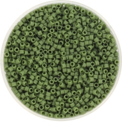 DB-2291 Miyuki delica glazed frosted dark green 11/0  - 2gr