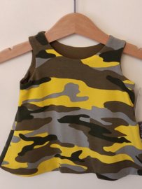 Babykleedje/overgooiertje omkeerbaar  "Camouflage"