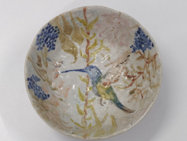 Bowl  "Colibri" - handgeschilderd