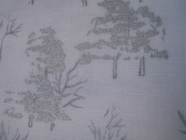 Fabri Quilt -Silver Trees- per 10 cm