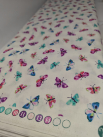 Windham Fabrics - serendipity" - wit - per 25 cm