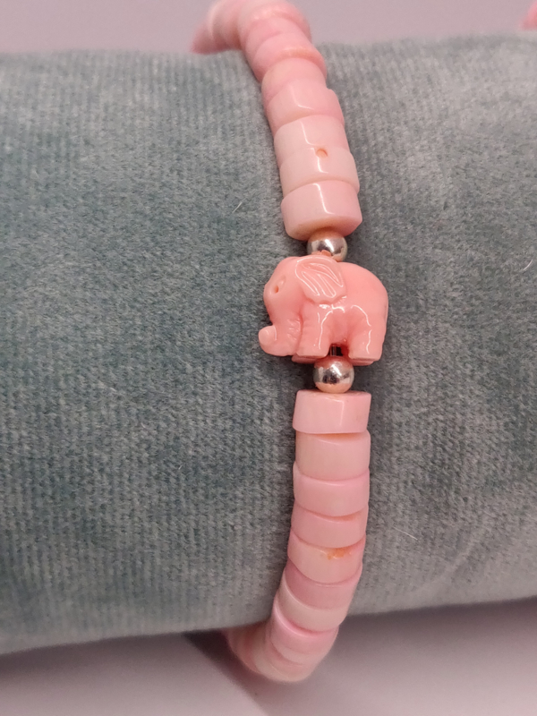 Armband "pink elephant full"