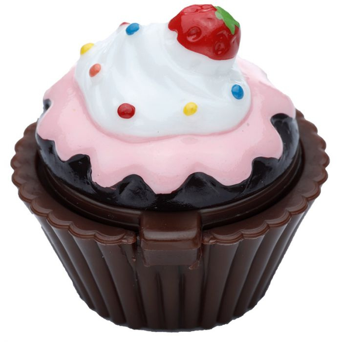 Mini Cupcake lipgloss - "strawberry"