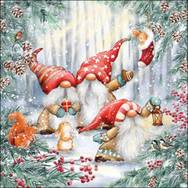 8143 Gnomes Snowy forest