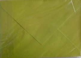 Enveloppen 18x lime-groen (div010(
