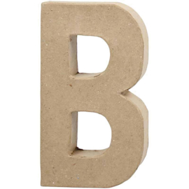 Karton/papier mach letter : B