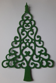 Stansje Kerstboom (groen, 2 stuks)