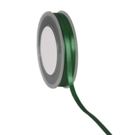 Donker groen satijnlint, 8 mm (art.L014/1207069)