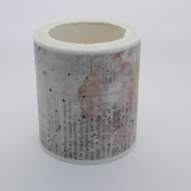 Washi Tape bloemen en tekst  (art.002/30084