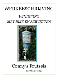 PDF011 Windgong van blik met servet