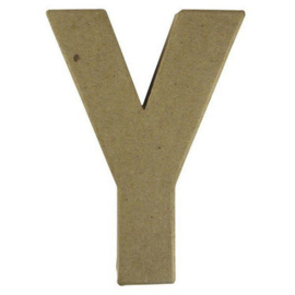 Karton/papier mach letter : Y