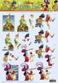 Knipvel Disney Peter Pan  2 vel verschillend (KV245)