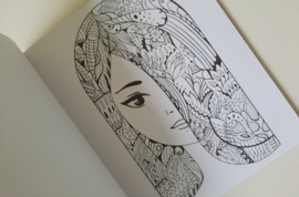 Glitter kleurboek "Oriental dreams"