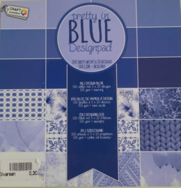 Paperblock klein Blue (div004)