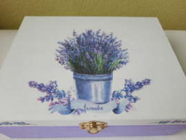6 vaks theedoos "Lavendel"