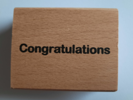 Stempel "congratulations"