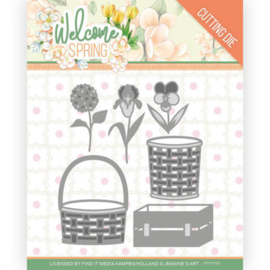 Welcome Spring - Spring Basket  (JAD10116)