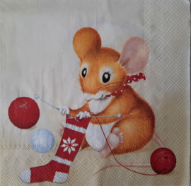 7772p Knitting mouse (5x)
