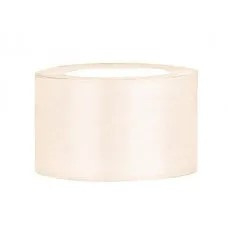 Satijn lint Creme / off-white (40 mm breed) (art.L012)