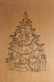 Rubber stempel Kerstboom (#420275L)