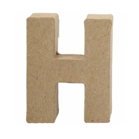 Karton/papier mache  letter :  H