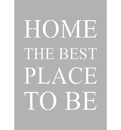 Home the best place to be (A4)