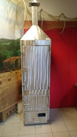 Rookoven Livorno 50 x 50 x 230 RVS | Livorno | RVS Aslade 46 x 30 cm | Buschbeck kopen?