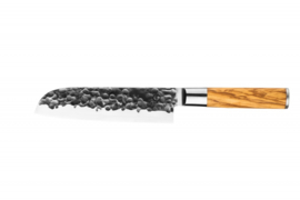 Olive Forged Santoku Knife / Santokumes 14 cm
